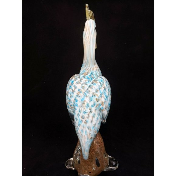 Set of 2 Handblown Murano Pea Hens Birds - Picture 7 of 11
